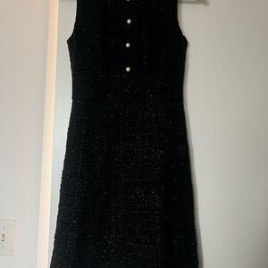Kate Spade Black Sparkle Mini Dress